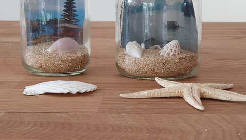 Alete bewusst DIY Upcycling Urlaub Erinnerungsgläschen