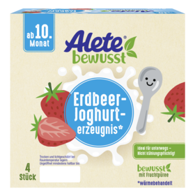 Alete bewusst Dessert Joghurt Erdbeere