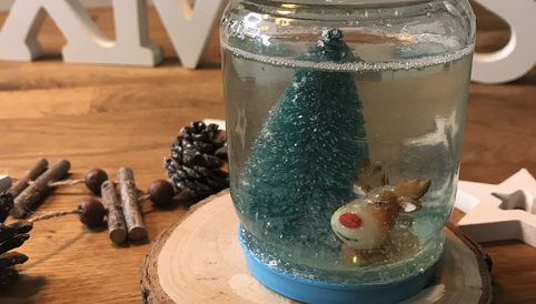 Alete bewusst DIY Schneekugel 