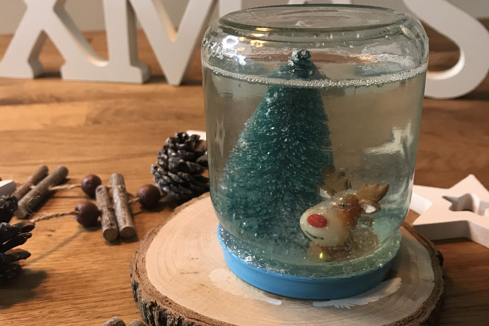 Alete bewusst DIY Schneekugel 