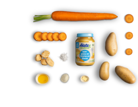 Alete bewusst Zusammensetzung Gläschen Buntes Gemüse Kartoffeln Huhn