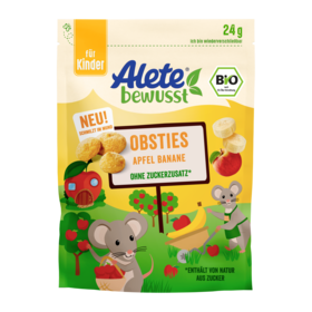 Alete bewusst Bio Obsties Apfel Banane