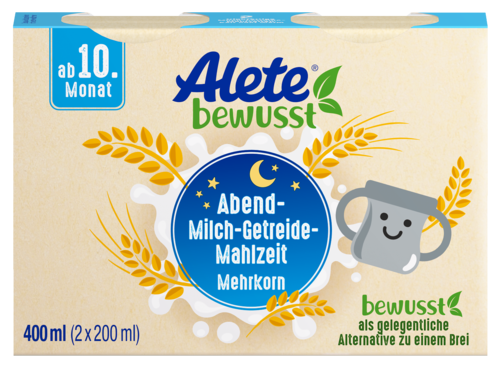 Alete bewusst Milch-Getreide-Mahlzeit Mehrkorn