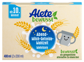 Alete bewusst Milch-Getreide-Mahlzeit Mehrkorn