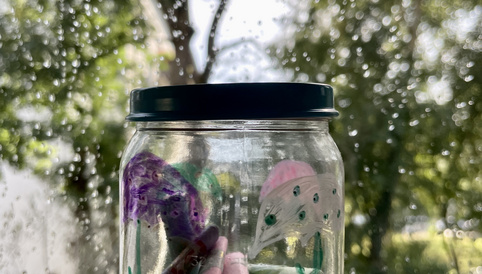 DIY Regenglas