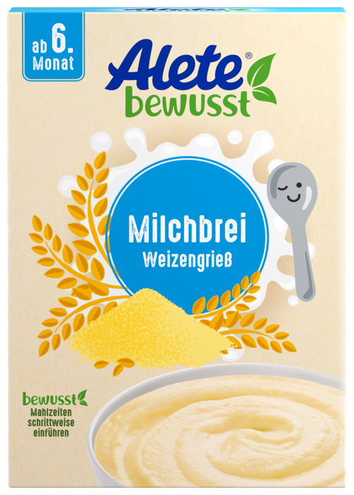 Alete bewusst Milchbrei Weizengriess