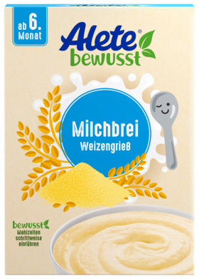 Alete bewusst Milchbrei Weizengriess