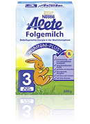 Alete bewusst Geschichte Alete Folgemilch